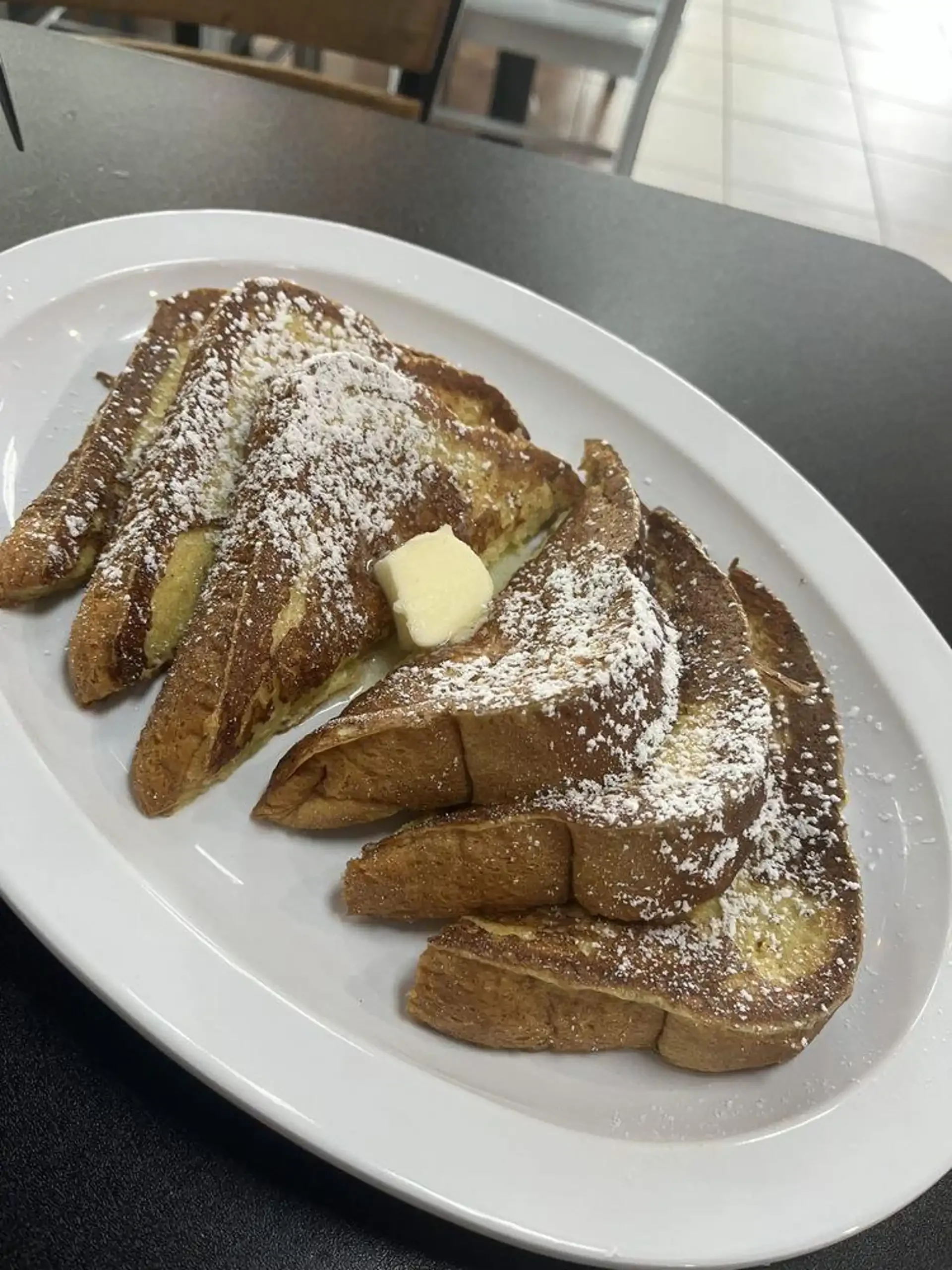 French Toast - Served with real maple syrup