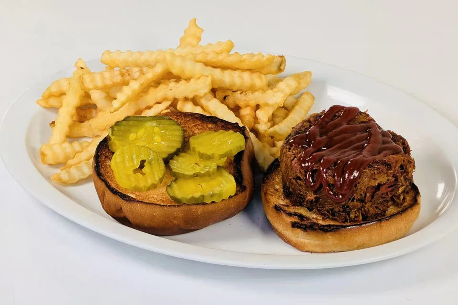 Sloppy Jones Spicy Pork - Pulled pork smothered in sweet & peppery sauce